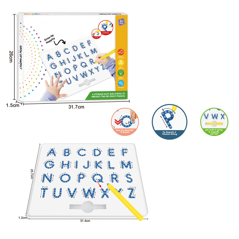 English letter magnetic drawing board ABS plastic(图6)
